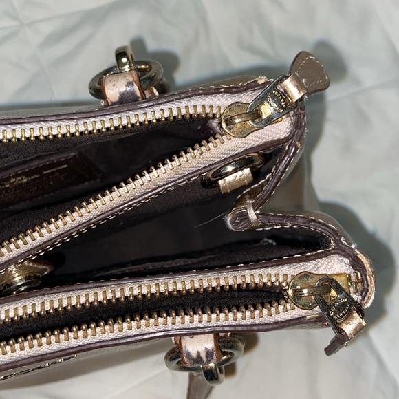 Coach Mini Christie metallic with snake embossed satchel strap carry all - Picture 13 of 16